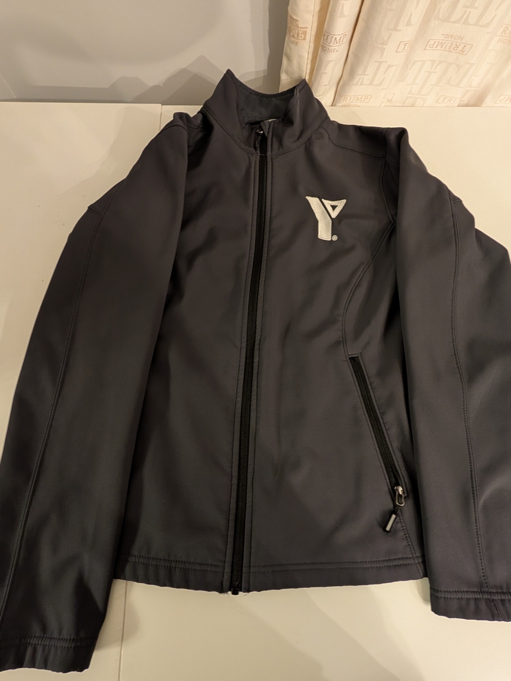 Asics Black Full-Zip Performance Jacket with Contrasting Logo